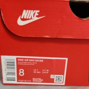 Nike Air Max Excee in Black, Blue, and White